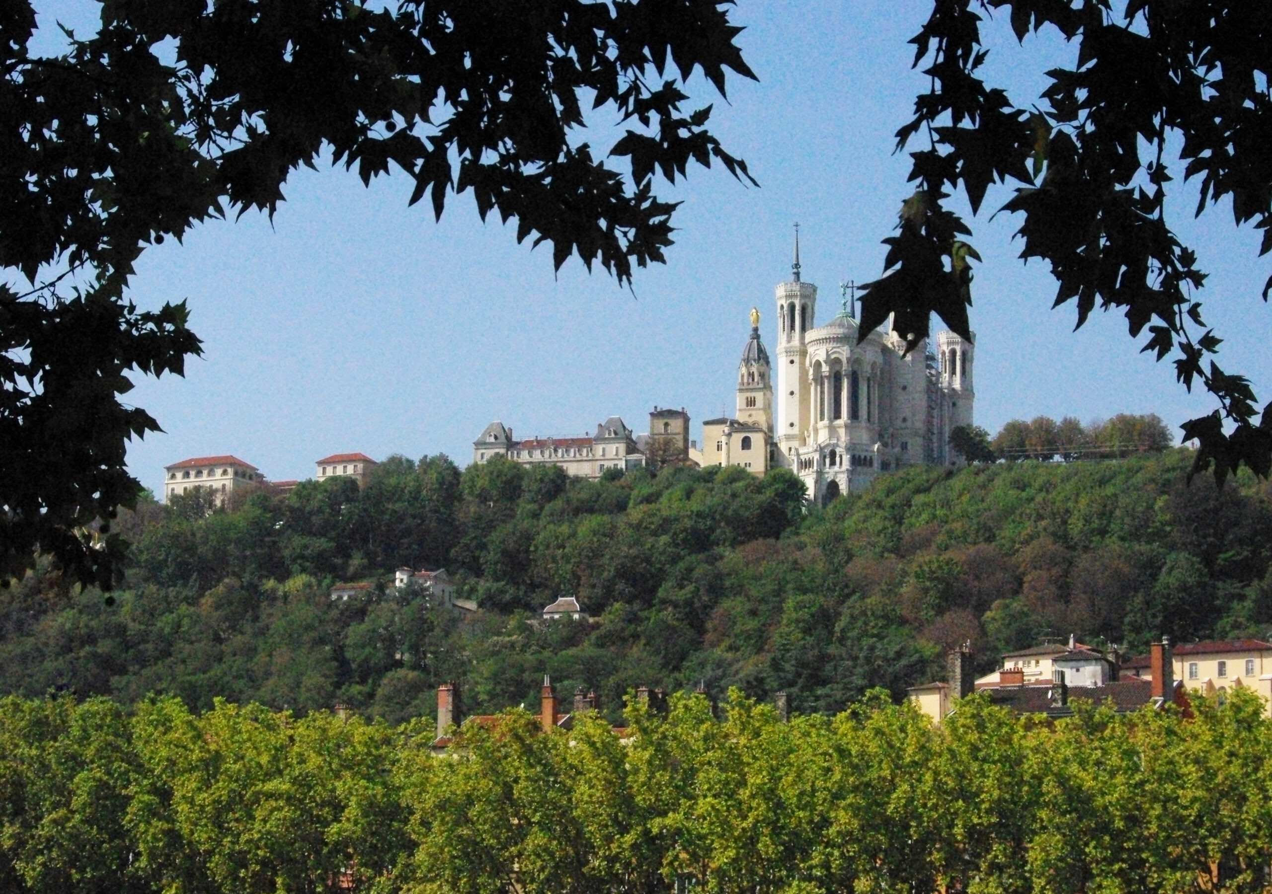 Vue du conservatoire depuis les quais de saone