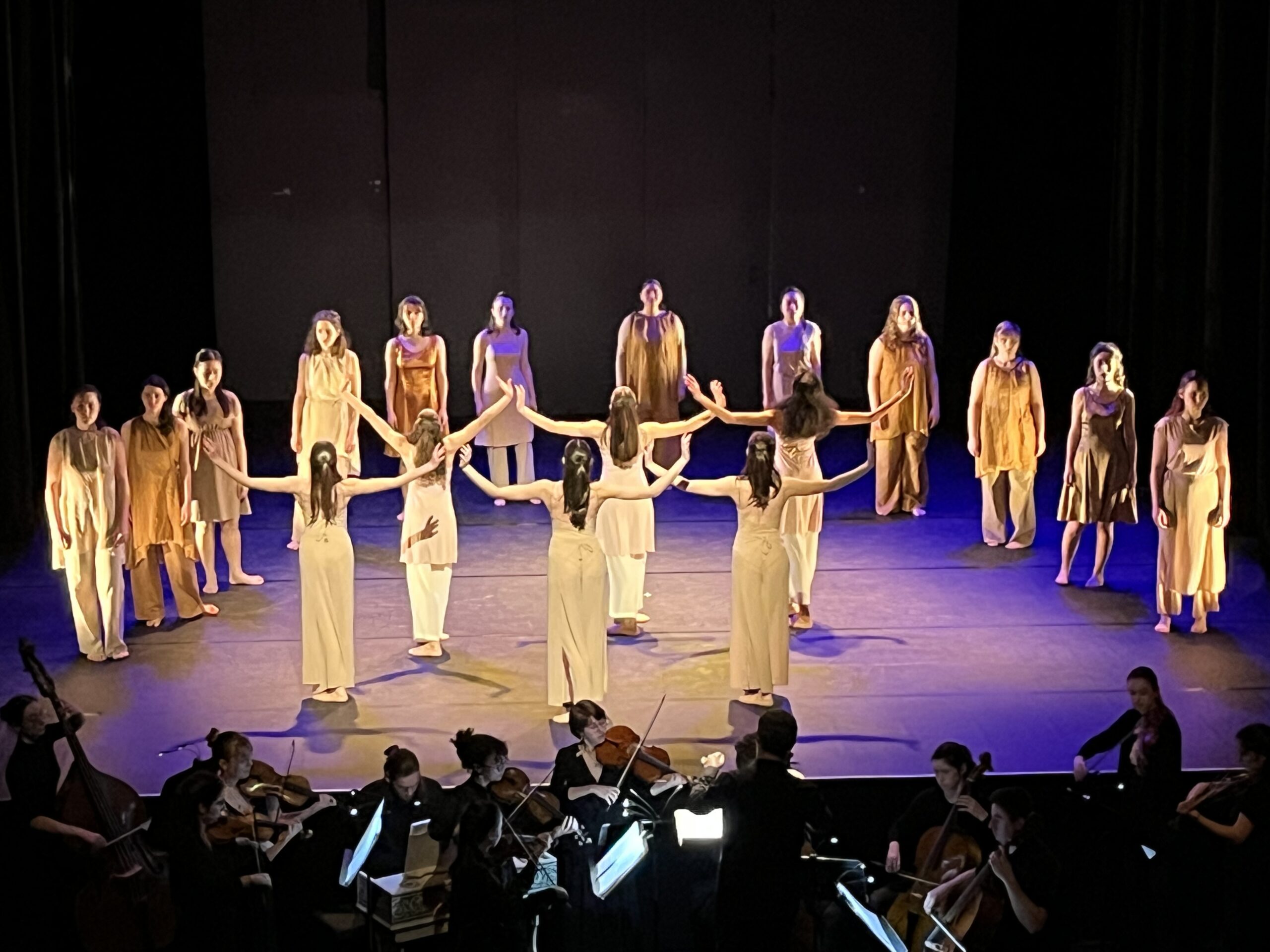 scène de spectacle de danse au conservatoire de Lyon